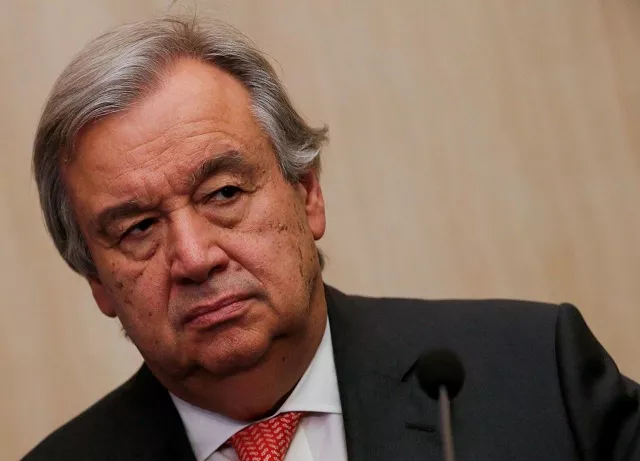 united nations secretary general antonio guterres photo reuters united nations secretary general antonio guterres photo reuters