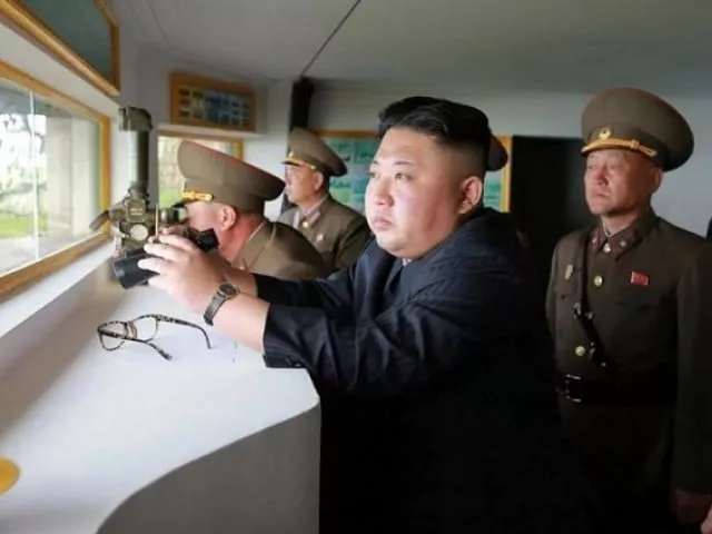 the reports suggests that they are also thought to be working on a solid fuel missile for submarine launches photo reuters the reports suggests that they are also thought to be working on a solid fuel missile for submarine launches photo reuters