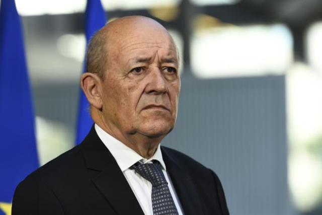 foreign minister jean yves le drian accused it of quot hegemonic quot ambitions in the region photo afp