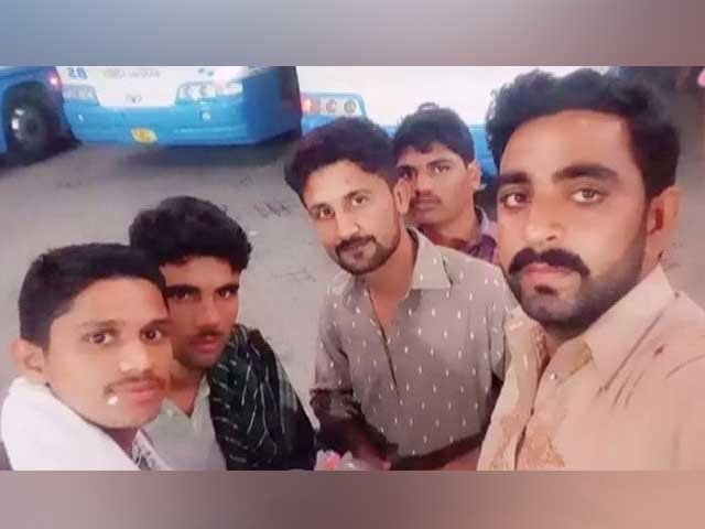 usman qadir danish ali saqib badar munir and qasim all friends are seen in a picture reportedly clicked after their arrival in quetta photo courtesy social media