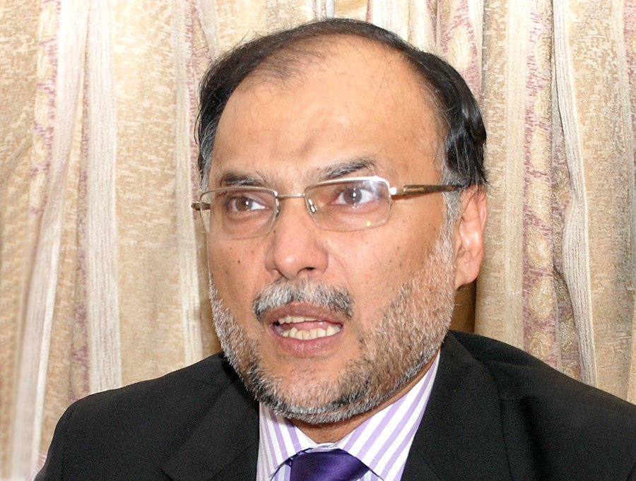 interior minister ahsan iqbal photo file