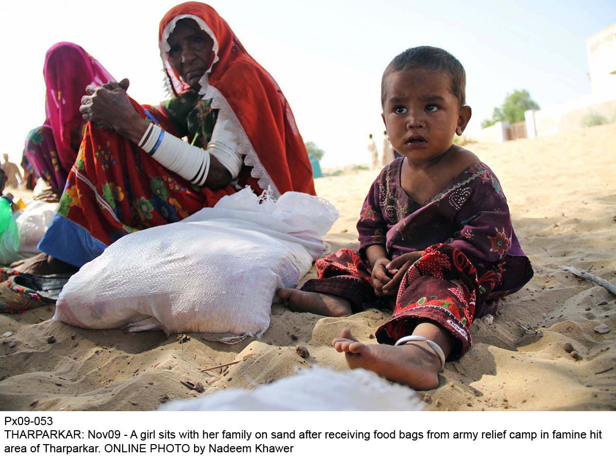 the ppp leader is accused of alleged corruption in the distribution of relief items for the drought affected families in thar district photo online