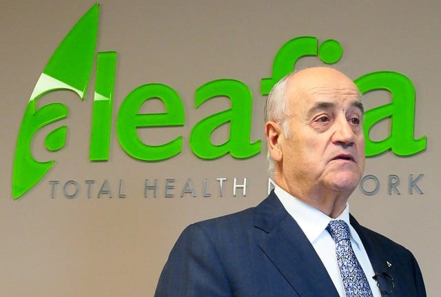 former police chief and conservative cabinet minister julian fantino speaks about his company aleafia which authorizes patients with authorizations for medical marijuana use during an interview in toronto ontario canada november 17 2017 photo reuters