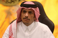 foreign minister sheikh mohammed bin abdulrahman al thani attends an interview in doha qatar photo reuters