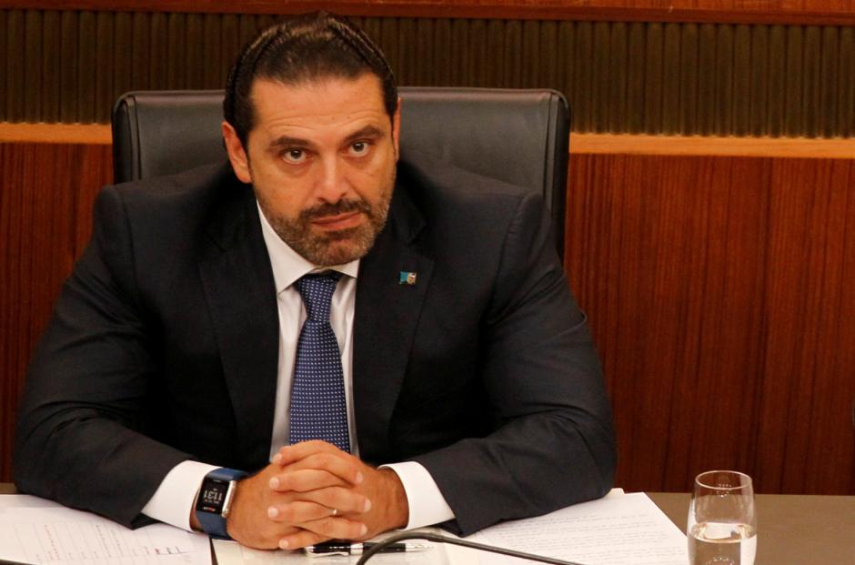 file photo lebanon 039 s prime minister saad al hariri attends a general parliament discussion in downtown beirut lebanon october 18 2017 photo reuters