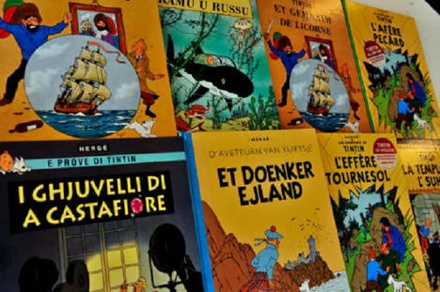 originally published in black and white in the youth supplement of belgian newspaper le vingtieme siecle the story would become the eighth volume of young reporter tintin 039 s adventures photo afp originally published in black and white in the youth supplement of belgian newspaper le vingtieme siecle the story would become the eighth volume of young reporter tintin 039 s adventures photo afp