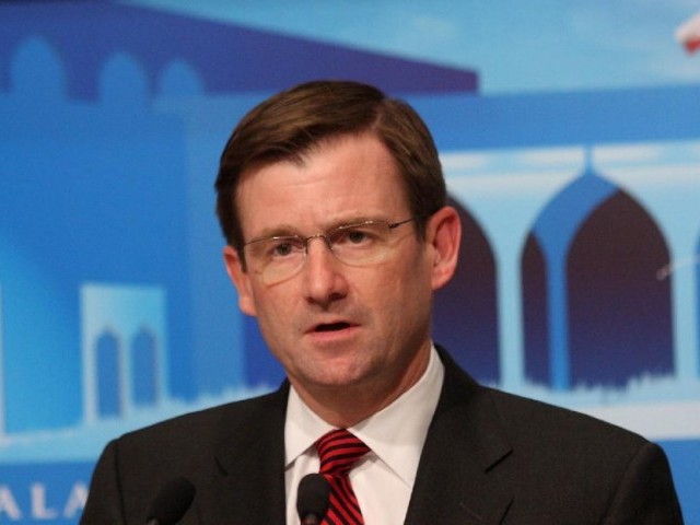 a file photo of david hale speaking during a press conference in baabda east of beirut on may 8 2009 photo afp