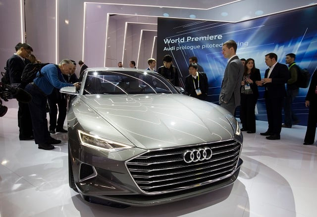 the audi prologue piloted driving concept car is displayed after being unveiled at the 2015 international consumer electronics show ces in las vegas nevada january 6 2015 the autonomous driving system uses a laser scanner several video cameras radar sens photo reuters the audi prologue piloted driving concept car is displayed after being unveiled at the 2015 international consumer electronics show ces in las vegas nevada january 6 2015 the autonomous driving system uses a laser scanner several video cameras radar sens photo reuters