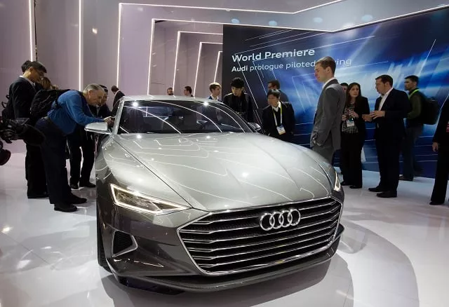 the audi prologue piloted driving concept car is displayed after being unveiled at the 2015 international consumer electronics show ces in las vegas nevada january 6 2015 the autonomous driving system uses a laser scanner several video cameras radar sens photo reuters the audi prologue piloted driving concept car is displayed after being unveiled at the 2015 international consumer electronics show ces in las vegas nevada january 6 2015 the autonomous driving system uses a laser scanner several video cameras radar sens photo reuters