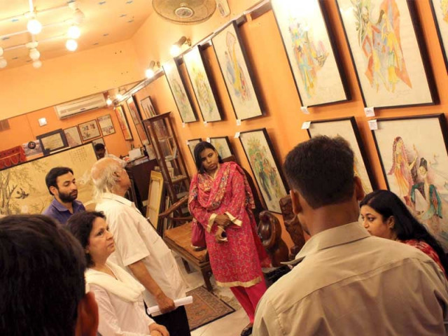 the latest exhibition of zebun zuby s paintings is dedicated to the rich world of urdu poetry photo express the latest exhibition of zebun zuby s paintings is dedicated to the rich world of urdu poetry photo express