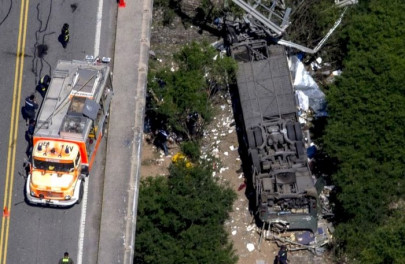 fourteen killed many wounded in colombia bus accident
