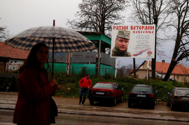 a placard depicting former bosnian serb general ratko mladic is seen in nevesinje bosnia and herzegovina photo reuters a placard depicting former bosnian serb general ratko mladic is seen in nevesinje bosnia and herzegovina photo reuters