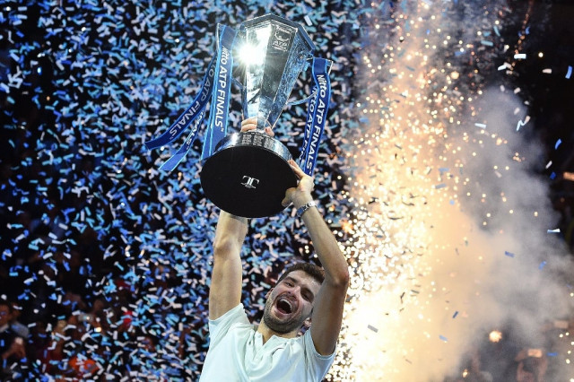 best ever finish the victory in the atp finals takes gregor dimitrov to the dizzy heights of third in the rankings behind only rafael nadal and roger federer photo afp best ever finish the victory in the atp finals takes gregor dimitrov to the dizzy heights of third in the rankings behind only rafael nadal and roger federer photo afp