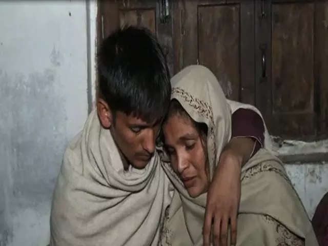 haider ali with his mother after reaching home in sambrial sialkot photo express haider ali with his mother after reaching home in sambrial sialkot photo express