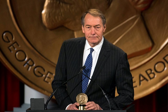 file photo journalist charlie rose speaks after winning a peabody award for his work in quot one on one with assad quot in new york u s on may 19 2014 photo reuters