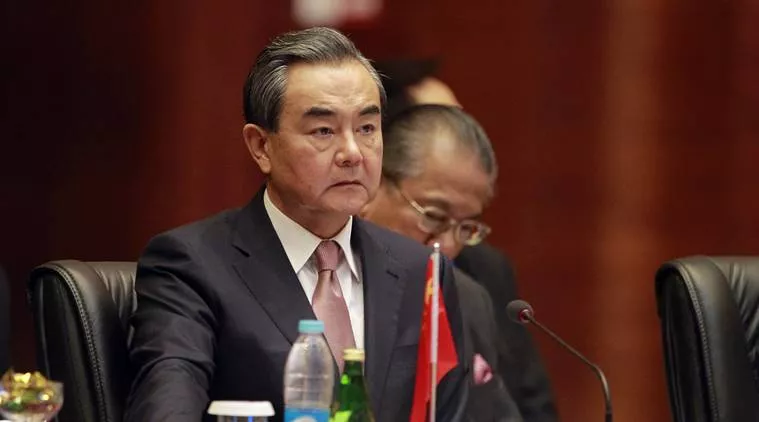 chinese foreign minister wang yi attends the asia europe foreign ministers asem meeting at myanmar international convention centre photo afp chinese foreign minister wang yi attends the asia europe foreign ministers asem meeting at myanmar international convention centre photo afp