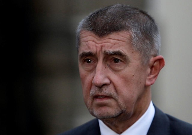 the leader of ano party andrej babis speaks to the media in front of the lany chateau after meeting with president milos zeman following the country 039 s parliamentary elections in the village of lany near prague czech republic october 23 2017 photo reuters