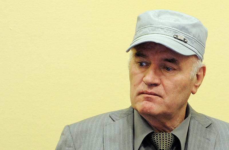 former bosnian serb commander ratko mladic appears in court at the international criminal tribunal for the former yugoslavia icty in the hague netherlands photo reuters