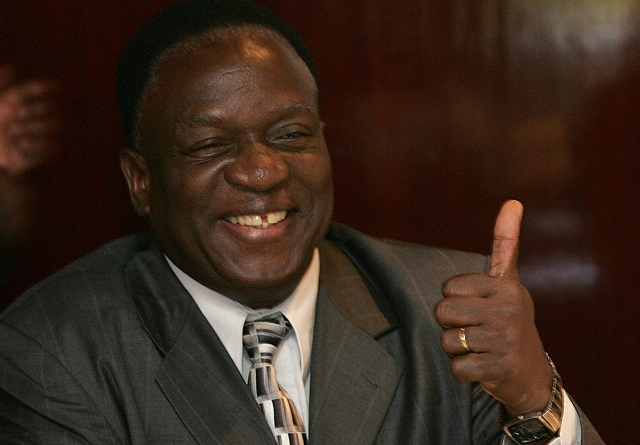 former vice president mnangagwa is a long time party loyalist who has close ties with the military photo afp