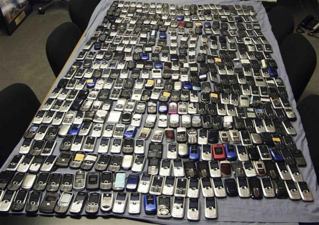 smuggled mobile phones seized in multan photo reuters smuggled mobile phones seized in multan photo reuters