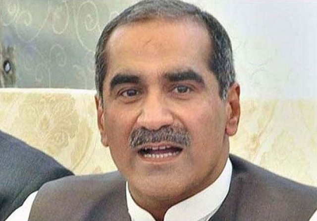 railways minister khawaja saad rafique photo file