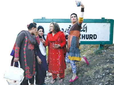 transgenders take train tour in k p