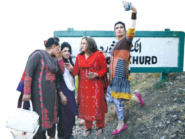 transgender people take selfies at the attock khurd railway station and enjoy a tug of war match photo express transgender people take selfies at the attock khurd railway station and enjoy a tug of war match photo express