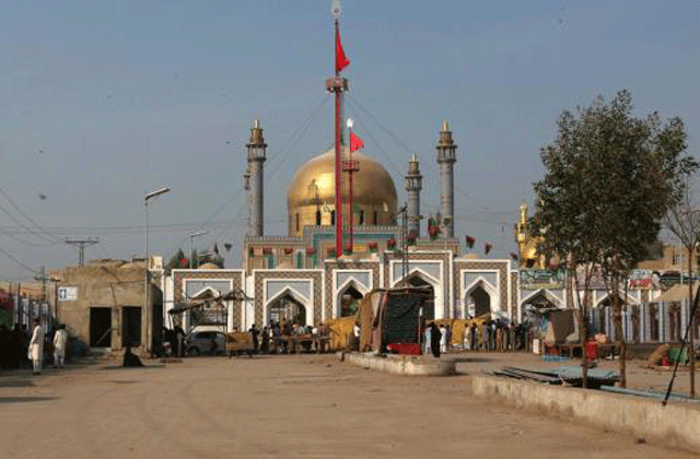 a deserted view of the tomb of sufi saint lal shahbaz qalandar shrine photo reuters