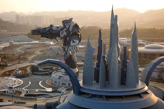 a view of the oriental science fiction valley theme park at sunset in guiyang guizhou province china november 16 2017 photo reuters a view of the oriental science fiction valley theme park at sunset in guiyang guizhou province china november 16 2017 photo reuters