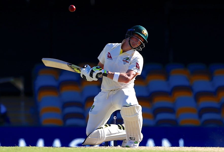 australia 039 s captain steve smith avoids a bouncer bowled by england 039 s stuart broad during the second day of the first ashes cricket test match photo reuters