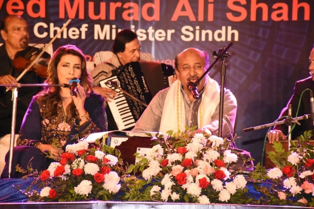 humera chana and ghulam abbas performed at the event on friday photo courtesy arts council of pakistan karachi humera chana and ghulam abbas performed at the event on friday photo courtesy arts council of pakistan karachi
