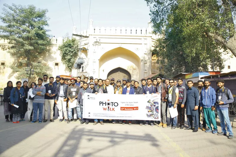 objective of the walk is to promote photo tourism in pakistan says official photos express