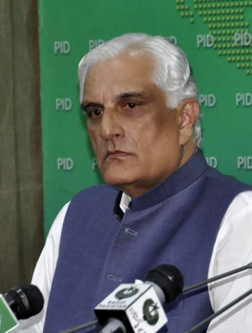 this picture taken on october 6 2017 shows former federal law minister zahid hamid looking om while addressing a news conference in islamabad photo afp this picture taken on october 6 2017 shows former federal law minister zahid hamid looking om while addressing a news conference in islamabad photo afp