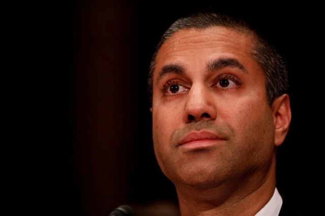 ajit pai chairman of the federal communications commission testifies before a us senate appropriations financial services and general government subcommittee on capitol hill in washington dc us on june 20 2017 photo reuters