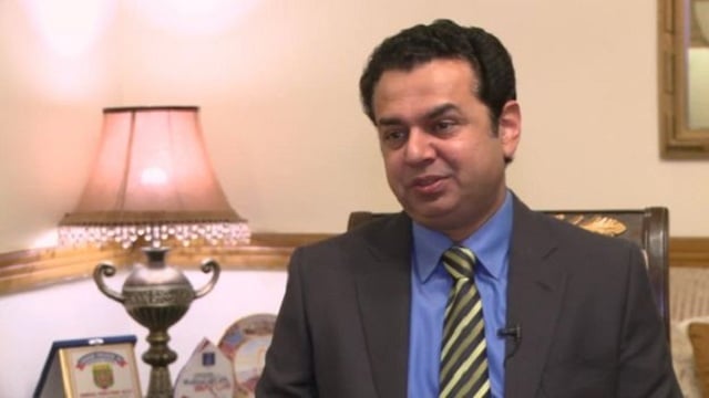 minister of state for interior affairs talal chaudhry photo bbc