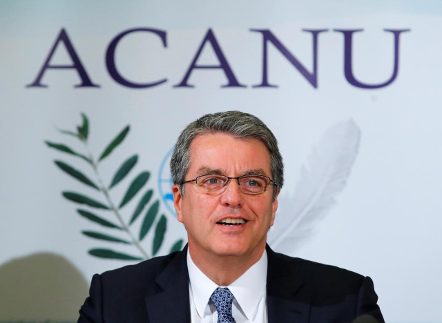 world trade organization wto director general roberto azevedo attends a meeting with the press in geneva switzerland november 27 2017 photo reuters world trade organization wto director general roberto azevedo attends a meeting with the press in geneva switzerland november 27 2017 photo reuters