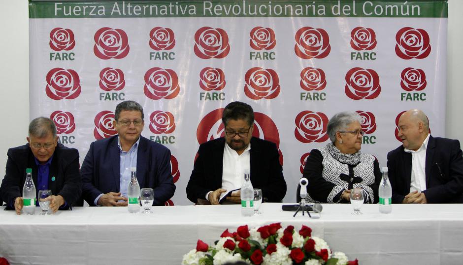 members of the political party of the farc look on during the presentation of their candidates in bogota colombia photo reuters