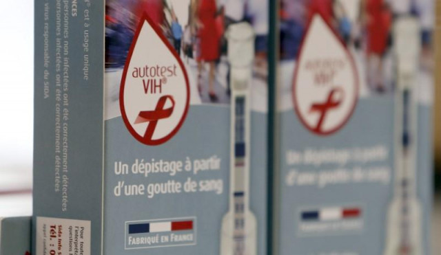 hiv self tests are displayed in a pharmacy in bordeaux france photo reuters hiv self tests are displayed in a pharmacy in bordeaux france photo reuters