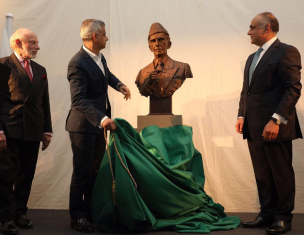 saidq khan unveils bust of quaid e azam at british museum photo twitter saidq khan unveils bust of quaid e azam at british museum photo twitter
