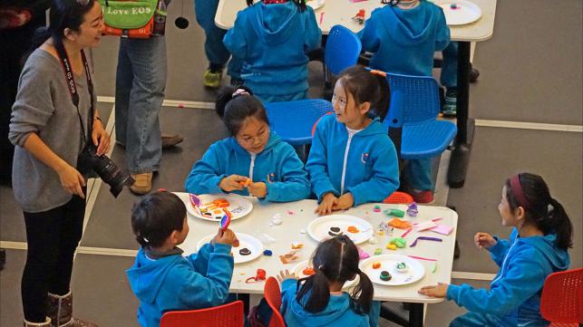 chinese teacher used needles to discipline children police say photo afp file