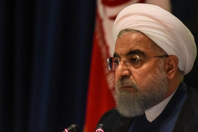 file photo iran 039 s president hassan rouhani delivers remarks at a news conference during the united nations general assembly in new york city u s september 20 2017 photo reuters