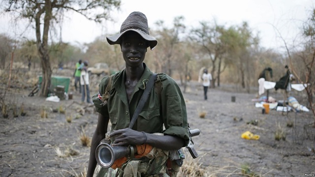 file photo a rebel fighter carries a rocket propelled grenade rpg in a rebel camp in jonglei state feb 1 2014 photo reuters