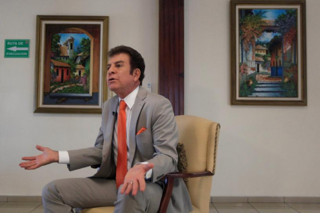 salvador nasralla presidential candidate for the opposition alliance against the dictatorship gestures as he speaks during an interview with reuters at a hotel in tegucigalpa honduras photo reuters salvador nasralla presidential candidate for the opposition alliance against the dictatorship gestures as he speaks during an interview with reuters at a hotel in tegucigalpa honduras photo reuters
