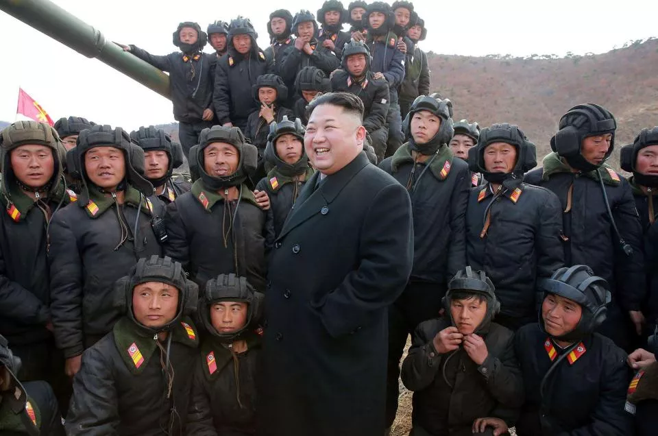 north korean leader kim jong un said he 039 s ready for war after trump sent warships to the korean peninsula photo online north korean leader kim jong un said he 039 s ready for war after trump sent warships to the korean peninsula photo online