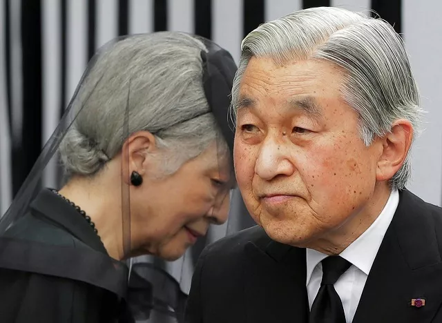 file photo japan 039 s emperor akihito r and empress michiko leave after praying at the altar of late prince tomohito a cousin of the emperor in tokyo june 19 2012 photo reuters file photo japan 039 s emperor akihito r and empress michiko leave after praying at the altar of late prince tomohito a cousin of the emperor in tokyo june 19 2012 photo reuters