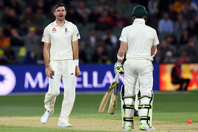 bad day for batsmen on a fast moving third day england were dismissed for 227 but the australians found it difficult to score against the hooping ball under the lights photo afp