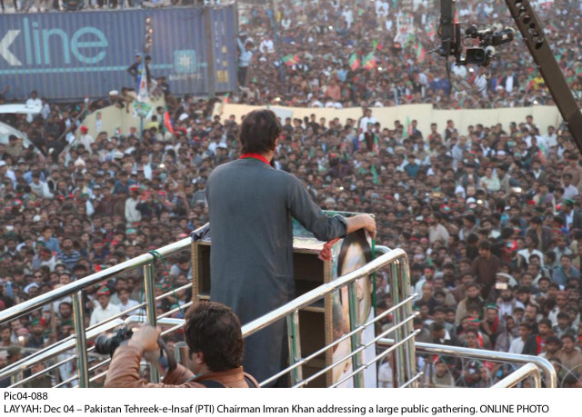 pti chief addressing rally in layyah on dec 4 2017 photo online pti chief addressing rally in layyah on dec 4 2017 photo online