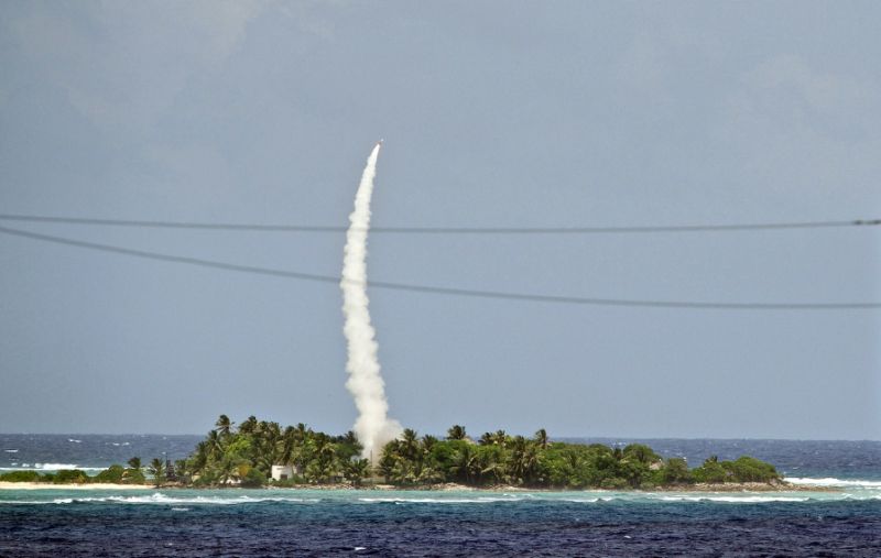 a patriot advanced capability 3 pac 3 interceptor missile being launched during a test in the pacific in 2012 photo afp