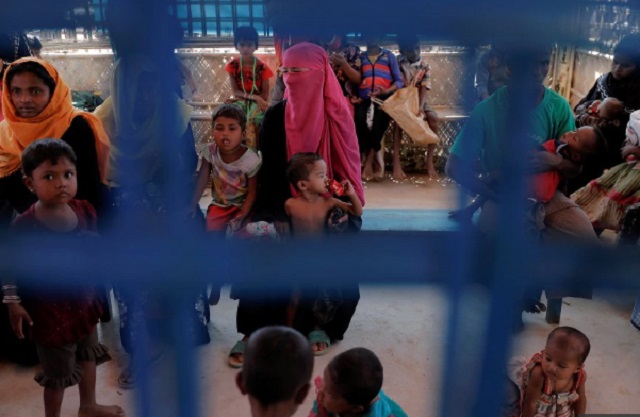 malnourished children wait to be treated at unicef medical centre photo reuters