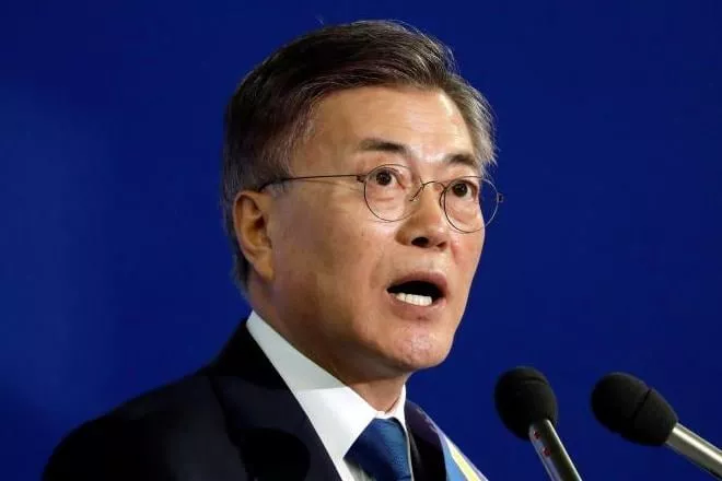 south korean president moon jae in photo reuters south korean president moon jae in photo reuters